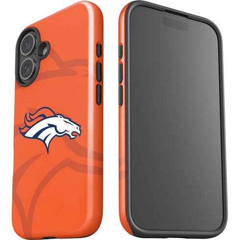 NFL Denver Broncos Double Vision iPhone 16 Plus Impact Case