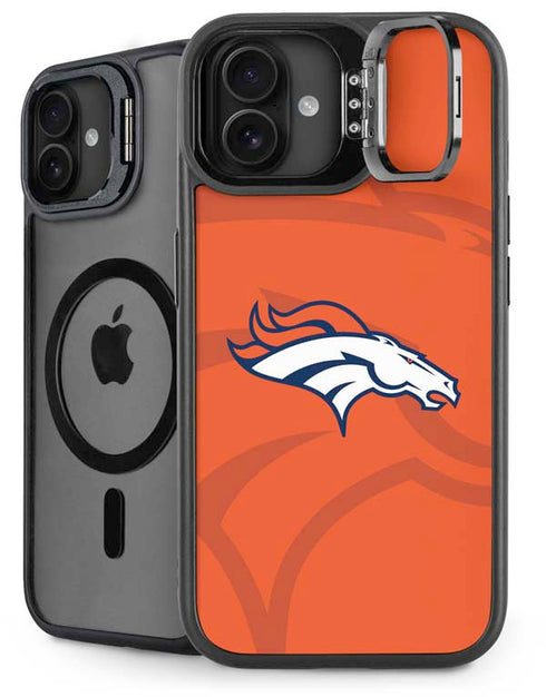 NFL Denver Broncos Double Vision iPhone 16 Plus Kickstand Case