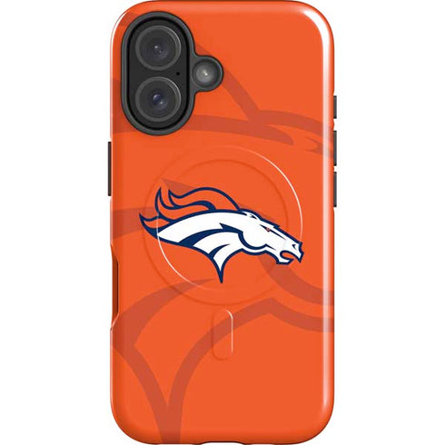 NFL Denver Broncos Double Vision iPhone 16 Plus Magsafe Impact Case