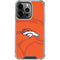 NFL Denver Broncos Double Vision iPhone 16 Pro Clear Case