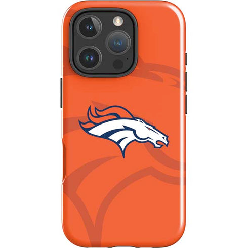 NFL Denver Broncos Double Vision iPhone 16 Pro Max Impact Case
