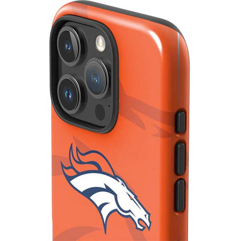 NFL Denver Broncos Double Vision iPhone 16 Pro Max Impact Case