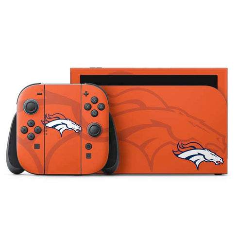 NFL Denver Broncos Double Vision Nintendo Switch 2 (2025) with Joy-Con Skin