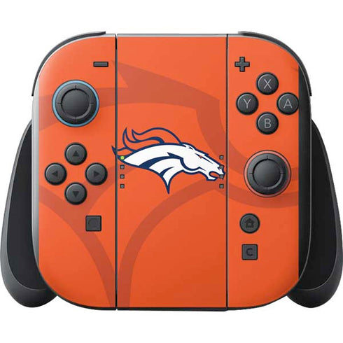 NFL Denver Broncos Double Vision Nintendo Switch 2 (2025) with Joy-Con Skin