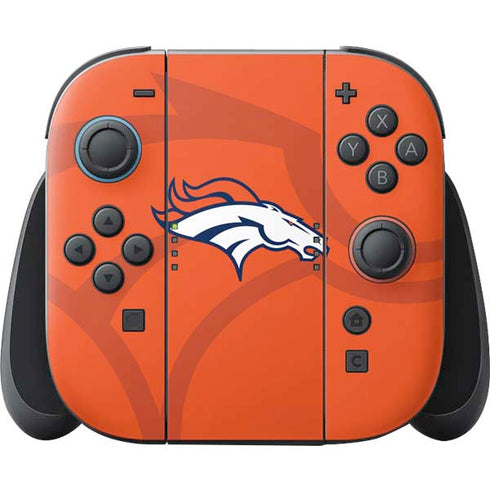 NFL Denver Broncos Double Vision Nintendo Switch 2 (2025) Joy-Con Controller Skin