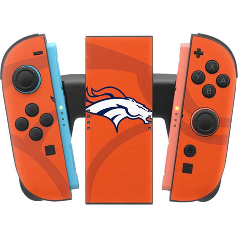 NFL Denver Broncos Double Vision Nintendo Switch 2 (2025) Joy-Con Controller Skin