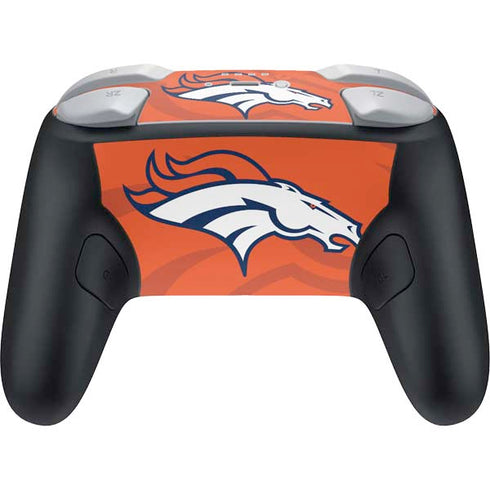 NFL Denver Broncos Double Vision Nintendo Switch 2 (2025) Pro Controller Skin