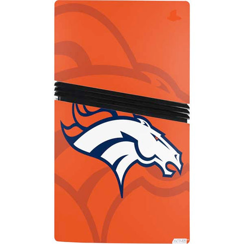 NFL Denver Broncos Double Vision PS5 Pro Bundle Skin