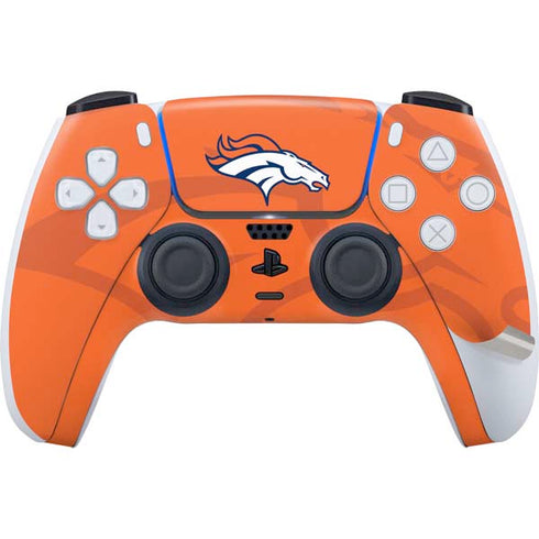 NFL Denver Broncos Double Vision PS5 Pro Disk Bundle Skin