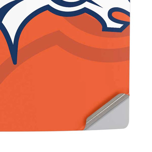 NFL Denver Broncos Double Vision PS5 Pro Disk Console Skin
