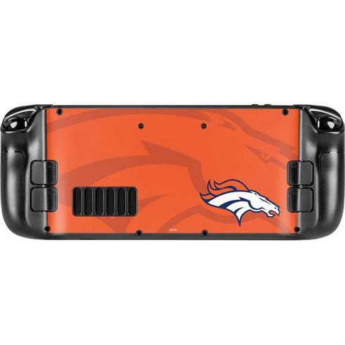 NFL Denver Broncos Double Vision Steam Deck Handheld Gaming Computer OLED Skin