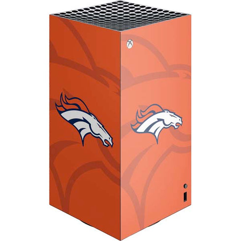 NFL Denver Broncos Double Vision XBox Series X Digital Edition Console Skin