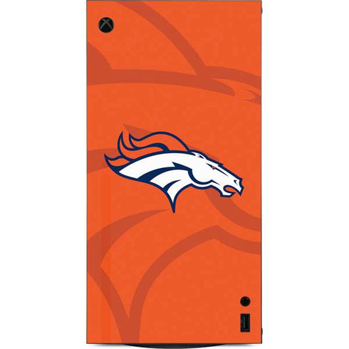 NFL Denver Broncos Double Vision XBox Series X Digital Edition Console Skin