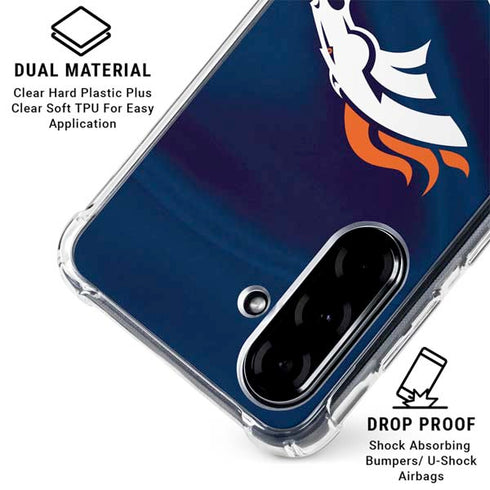 NFL Denver Broncos Galaxy A36 5G Clear Case
