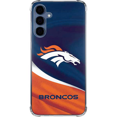 NFL Denver Broncos Galaxy A55 5G Clear Case