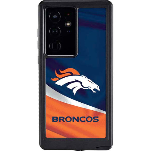 NFL Denver Broncos Galaxy S24 Ultra Waterproof Case