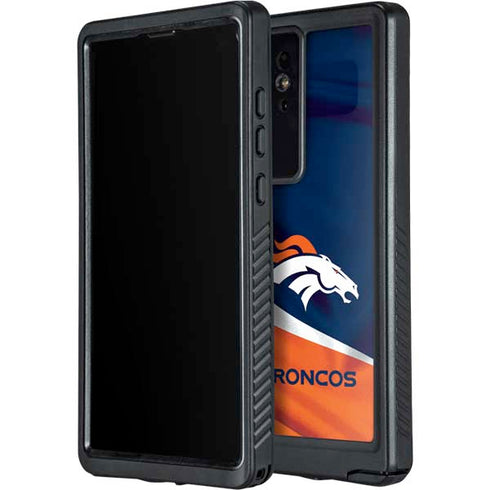 NFL Denver Broncos Galaxy S24 Ultra Waterproof Case