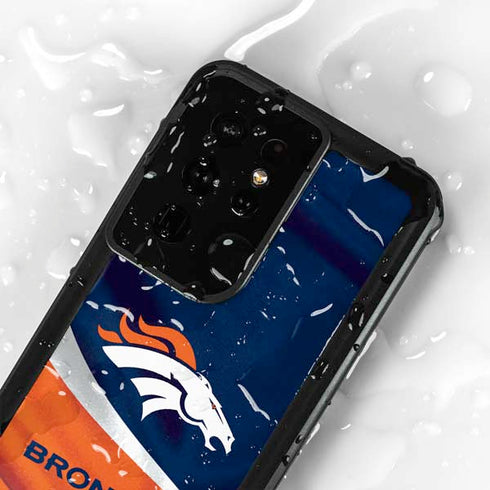 NFL Denver Broncos Galaxy S24 Ultra Waterproof Case