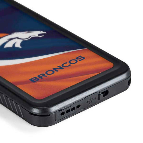 NFL Denver Broncos Galaxy S24 Waterproof Case