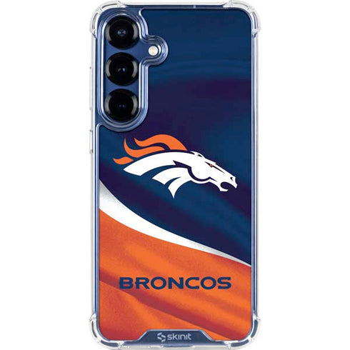 NFL Denver Broncos Galaxy S25 Plus Clear Case