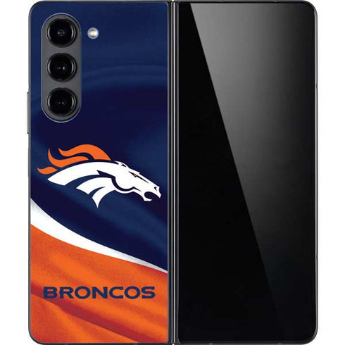 NFL Denver Broncos Galaxy Z Fold5 5G Skin