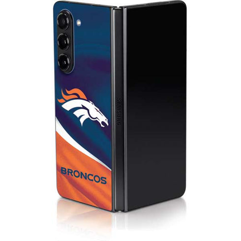 NFL Denver Broncos Galaxy Z Fold5 5G Skin