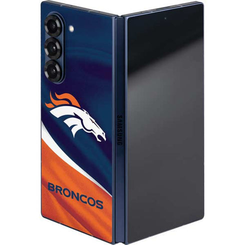 NFL Denver Broncos Galaxy Z Fold6 Skin
