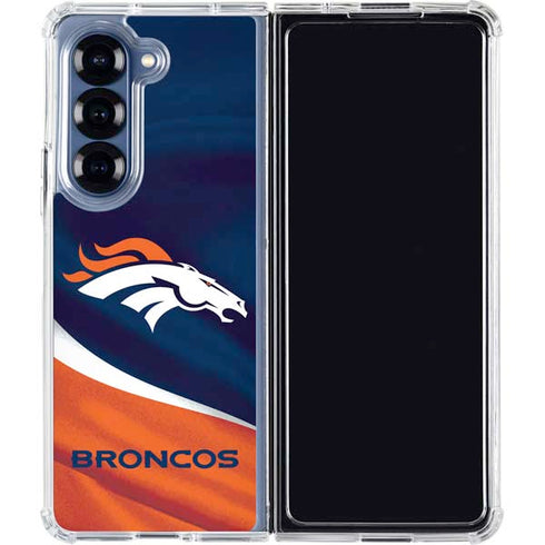 NFL Denver Broncos Galaxy Z Fold7 Clear Case