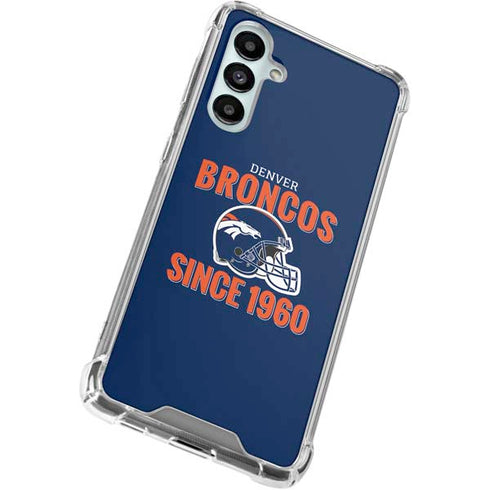 NFL Denver Broncos Helmet Galaxy A16 5G Clear Case