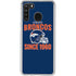 NFL Denver Broncos Helmet Galaxy A21 Clear Case