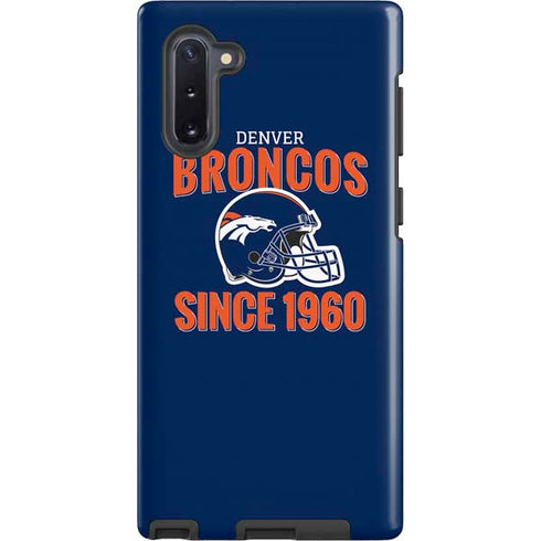 NFL Denver Broncos Helmet Galaxy Cases