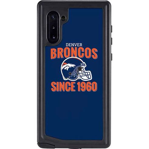 NFL Denver Broncos Helmet Galaxy Cases