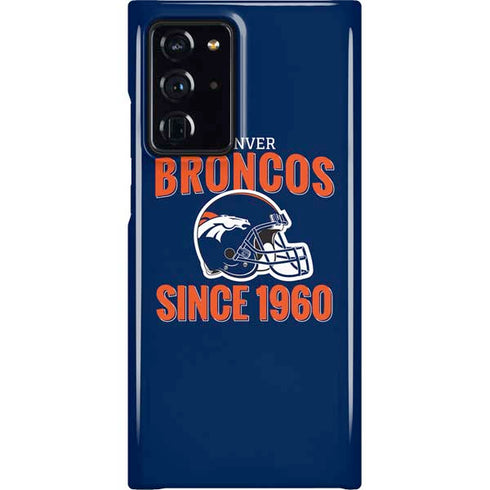 NFL Denver Broncos Helmet Galaxy Cases