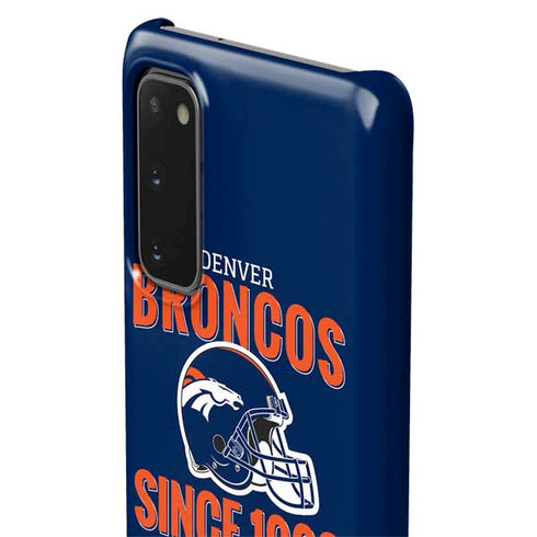 NFL Denver Broncos Helmet Galaxy S20 Lite Case