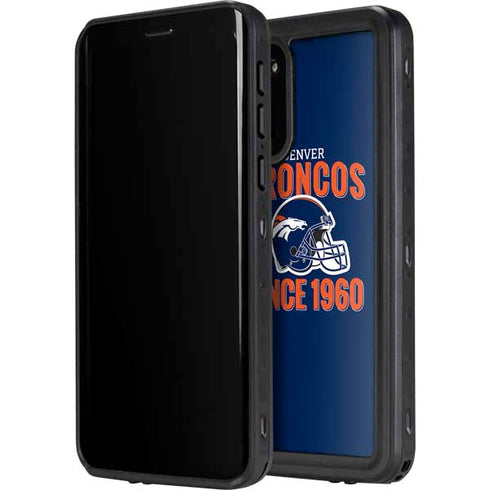 NFL Denver Broncos Helmet Galaxy S20 Plus Waterproof Case