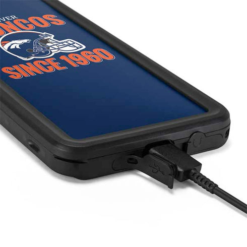 NFL Denver Broncos Helmet Galaxy S20 Plus Waterproof Case