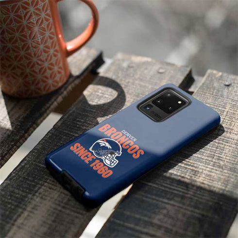 NFL Denver Broncos Helmet Galaxy S20 Ultra 5G Pro Case