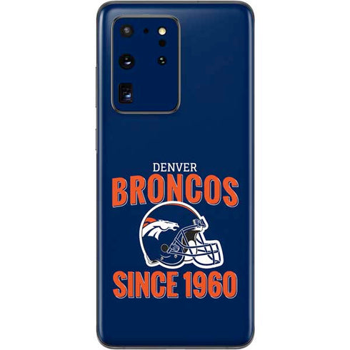 NFL Denver Broncos Helmet Galaxy S20 Ultra 5G Skin