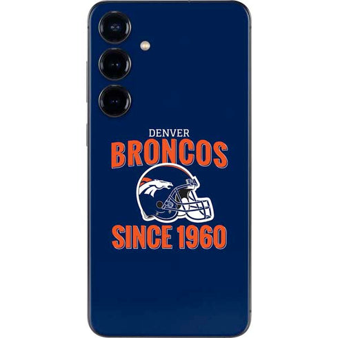 NFL Denver Broncos Helmet Galaxy S25 Skin