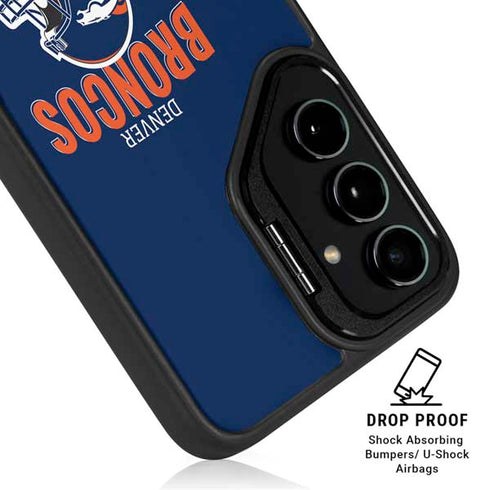 NFL Denver Broncos Helmet Galaxy S25 Ultra Kickstand Case