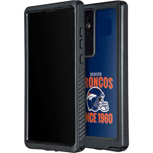 NFL Denver Broncos Helmet Galaxy S24 Ultra Waterproof Case