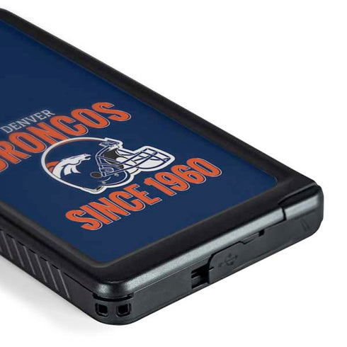 NFL Denver Broncos Helmet Galaxy S24 Ultra Waterproof Case