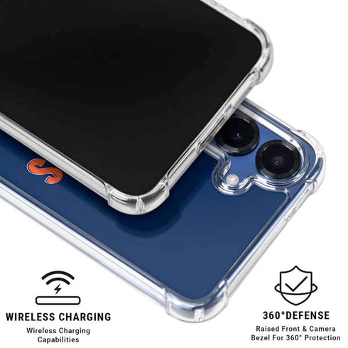 NFL Denver Broncos Helmet Galaxy S25 Clear Case