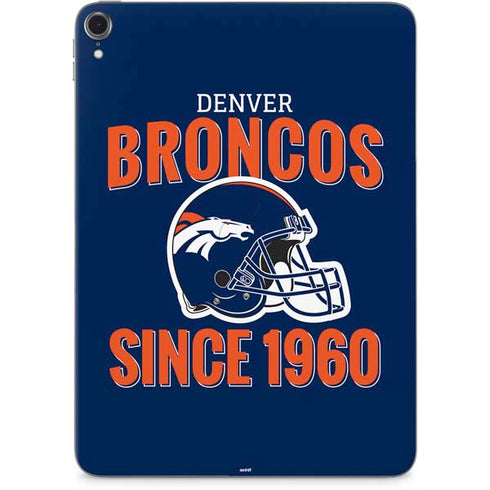 NFL Denver Broncos Helmet Apple iPad Pro Skin