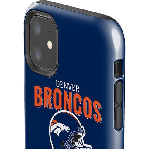 NFL Denver Broncos Helmet iPhone 11 Impact Case