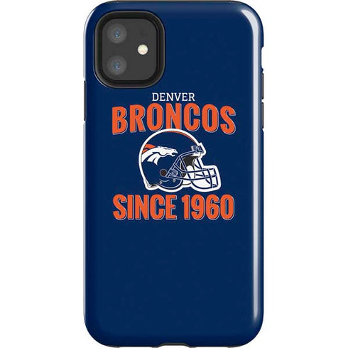 NFL Denver Broncos Helmet iPhone 11 Impact Case