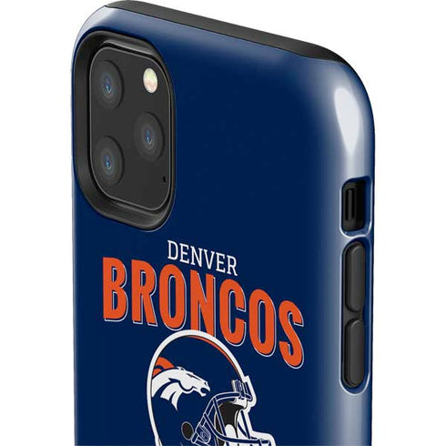 NFL Denver Broncos Helmet iPhone 11 Pro Max Impact Case