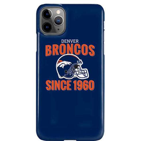 NFL Denver Broncos Helmet iPhone 11 Pro Max Lite Case