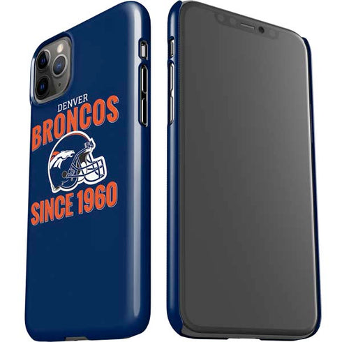 NFL Denver Broncos Helmet iPhone 11 Pro Max Lite Case