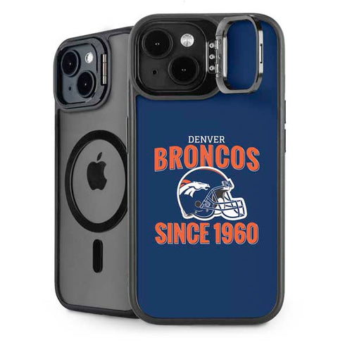 NFL Denver Broncos Helmet iPhone 14 Plus Kickstand Case